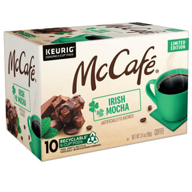McCafé Irish Mocha Arabica beans emphasized for a smooth, balanced roast.