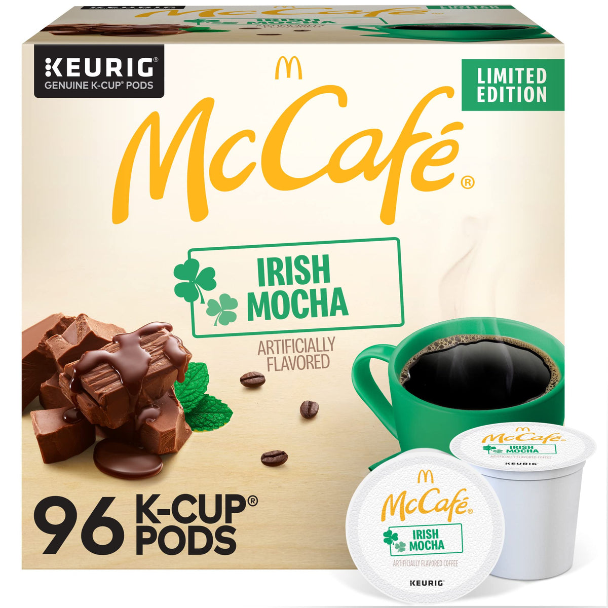 McCafé Irish Mocha K-Cup pods for quick, convenient mornings