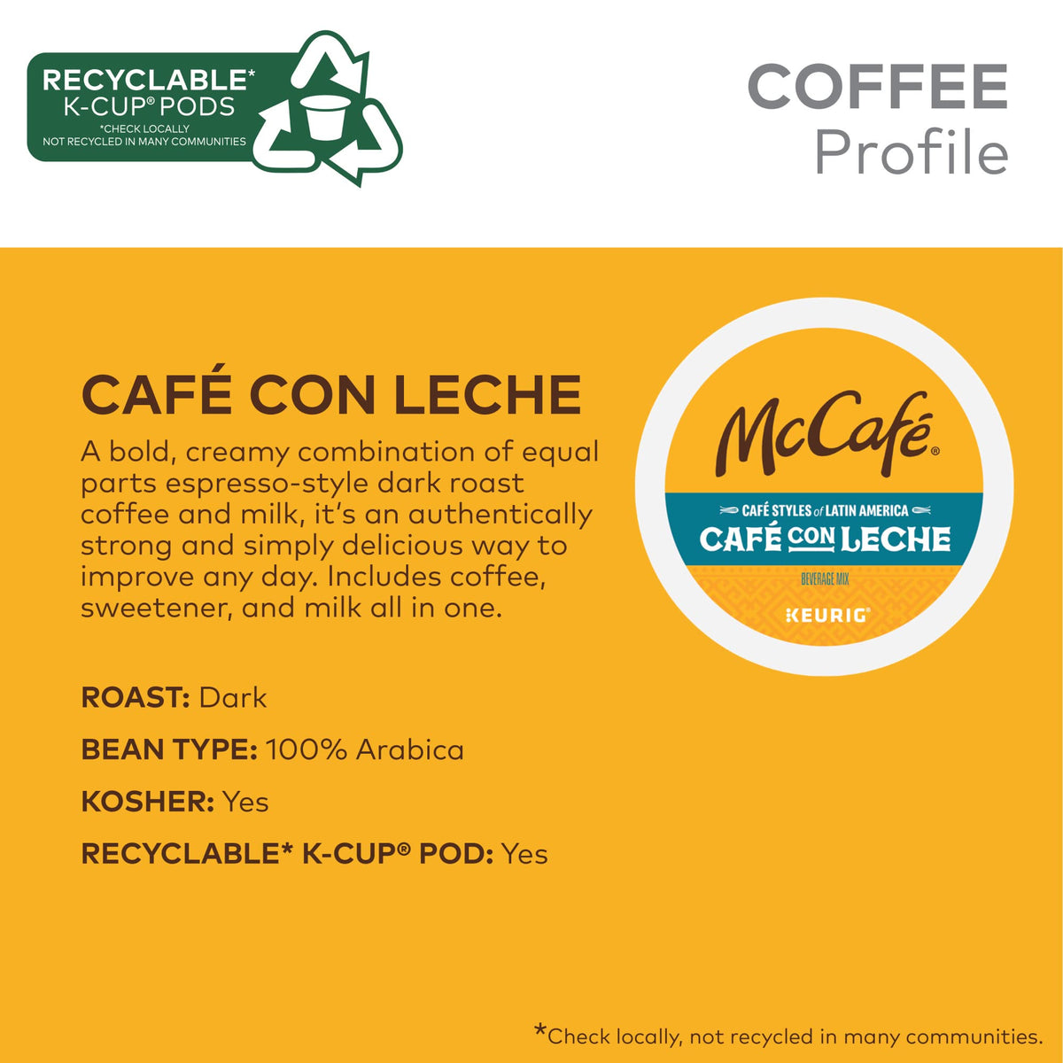 Keurig-compatible McCafé pods deliver reliable quality fast for busy mornings.