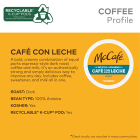 Keurig-compatible McCafé pods deliver reliable quality fast for busy mornings.