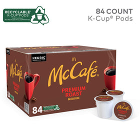 McCafé Premium Roast aroma shot, inviting scent enhances your coffee moment.