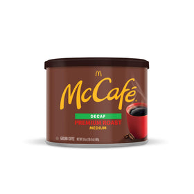 Brewing McCafé Premium Roast Decaf in a morning setup for a smooth cup
