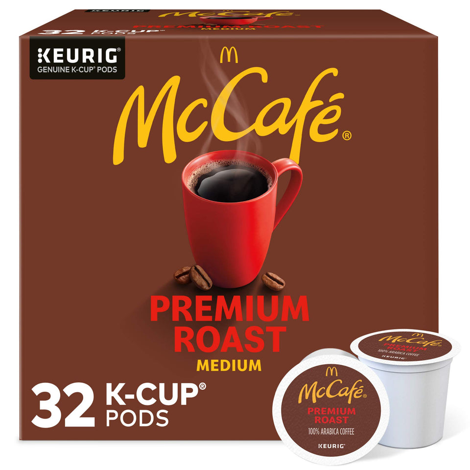McCafé Premium Roast K-Cup pods pack ready for convenient daily brewing