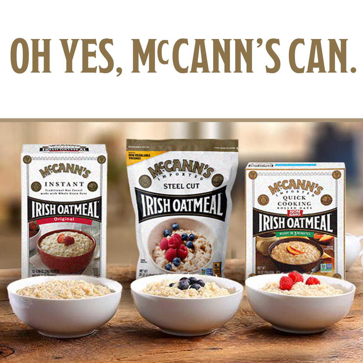 McCann's oats being prepared on stovetop with measured water
