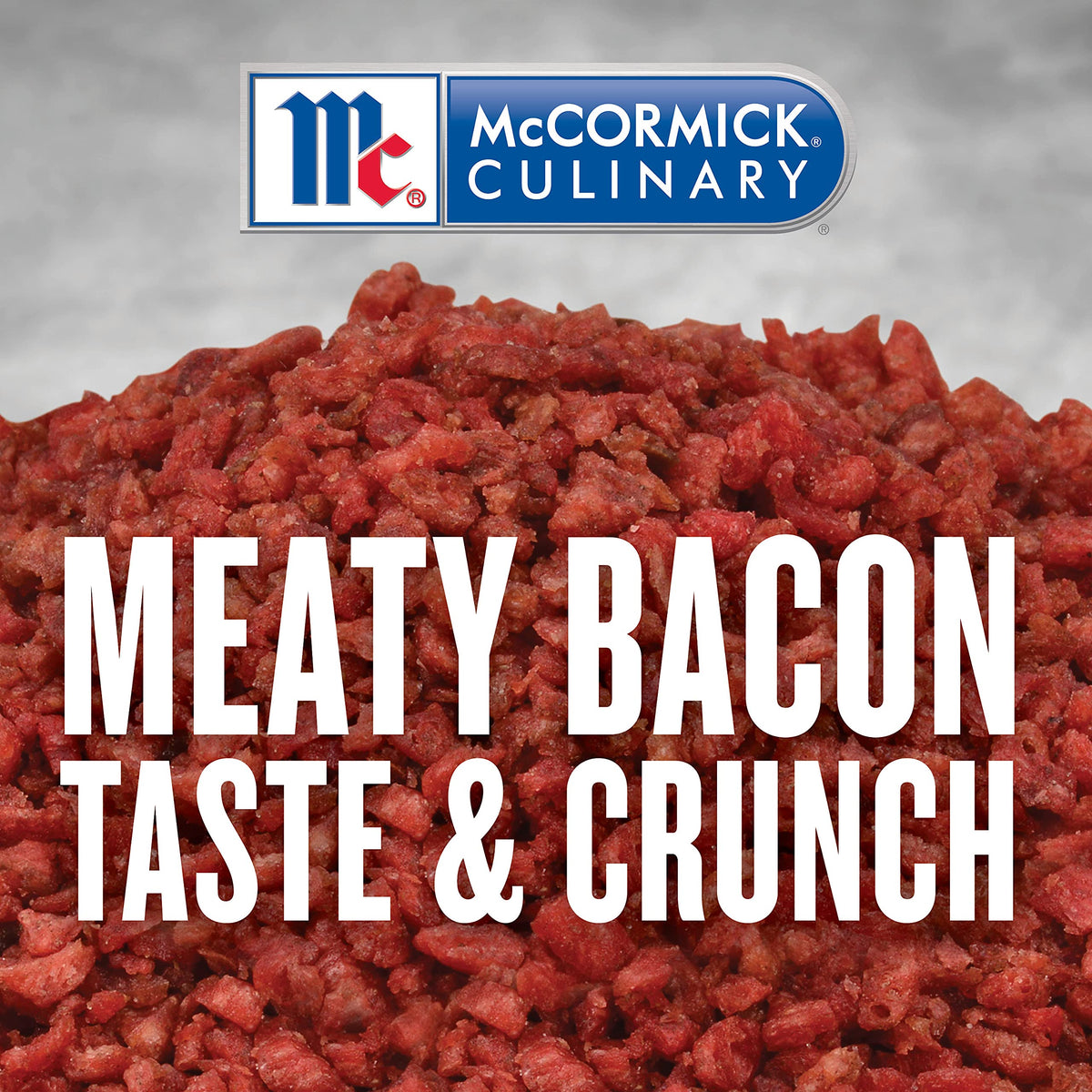McCormick Culinary Bacon Flavored Bits as a salad topping with savory crunch.