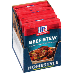 McCormick Beef Stew Seasoning Pack ready to flavor a hearty meal