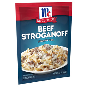 Pour-ready McCormick mix helps create a quick, savory sauce.