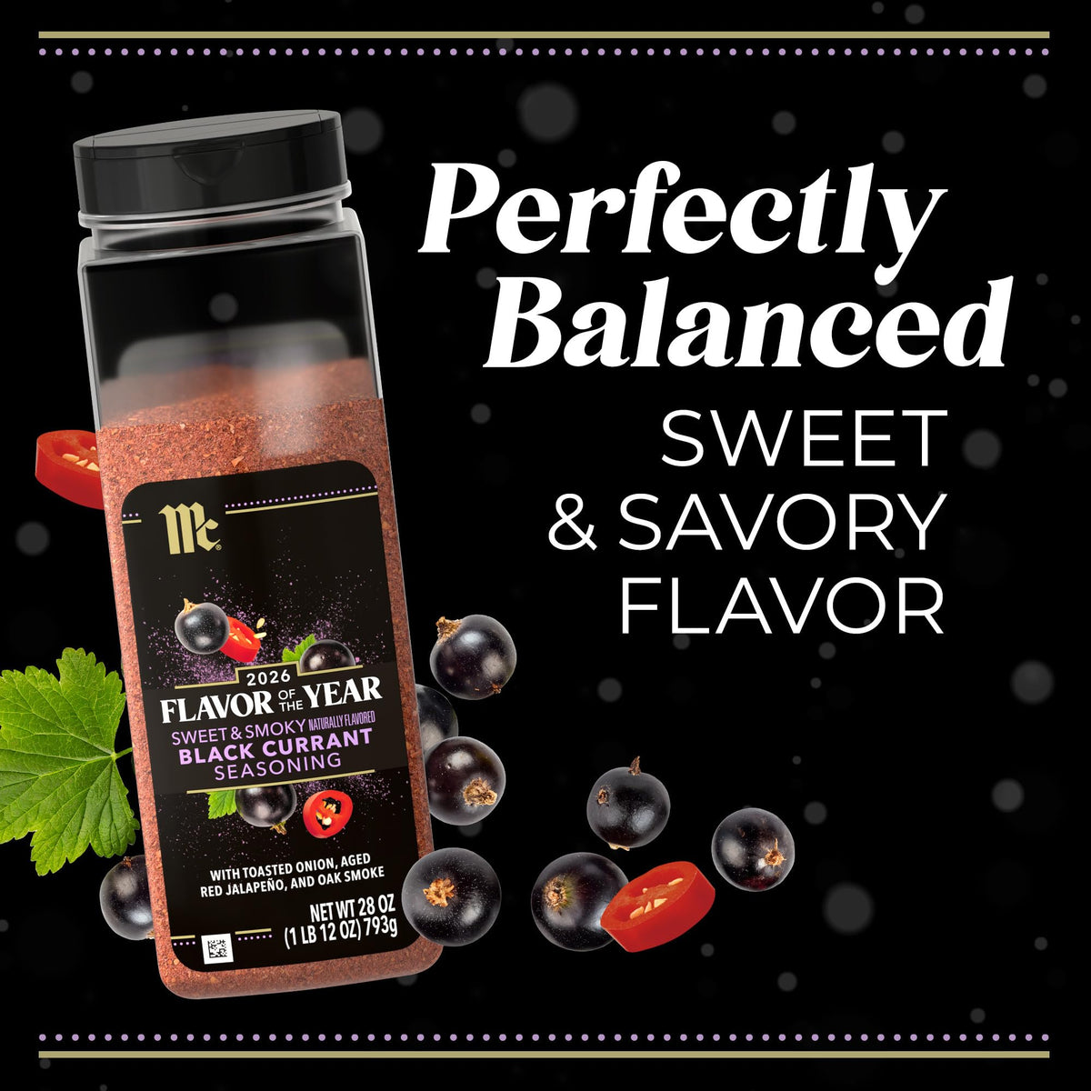 McCormick Black Currant Sweet & Smoky marinade for versatile flavor