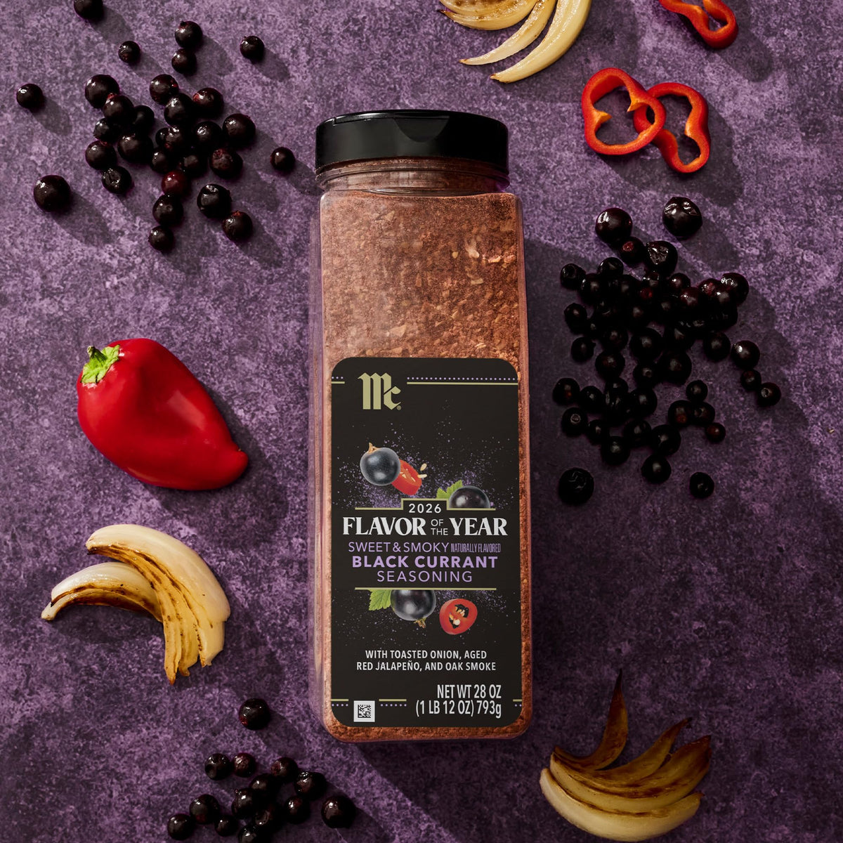 McCormick Black Currant Sweet & Smoky pasta finish with berry warmth