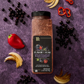 McCormick Black Currant Sweet & Smoky pasta finish with berry warmth
