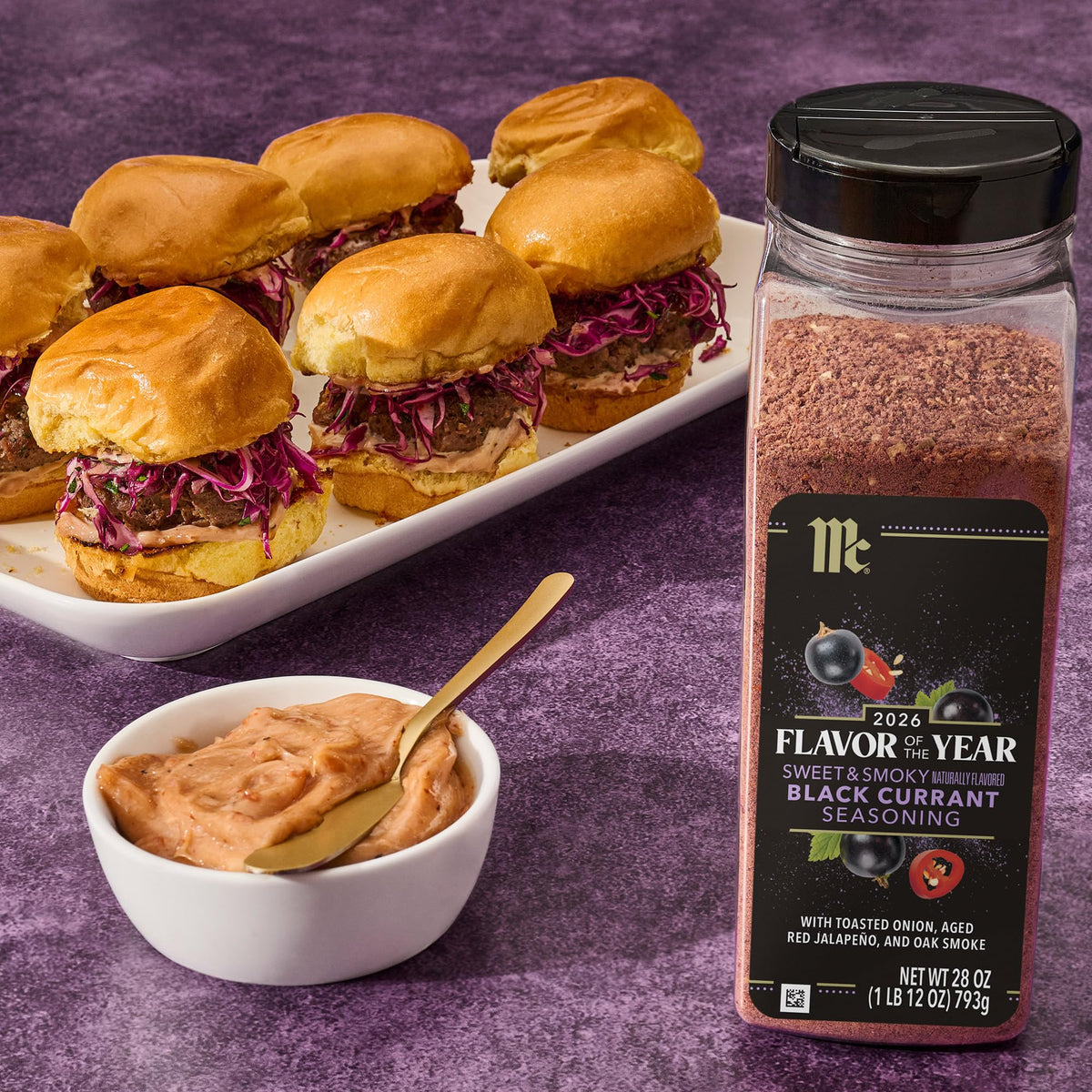 McCormick Black Currant Sweet & Smoky steak sear with berry warmth