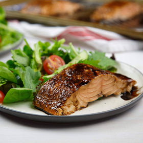 McCormick Black Garlic Powder Seasoning over roasted potatoes for depth