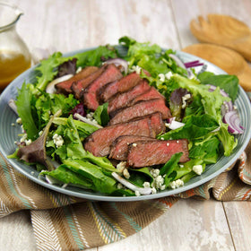 McCormick Black Garlic Powder Seasoning whisked into vinaigrette for greens
