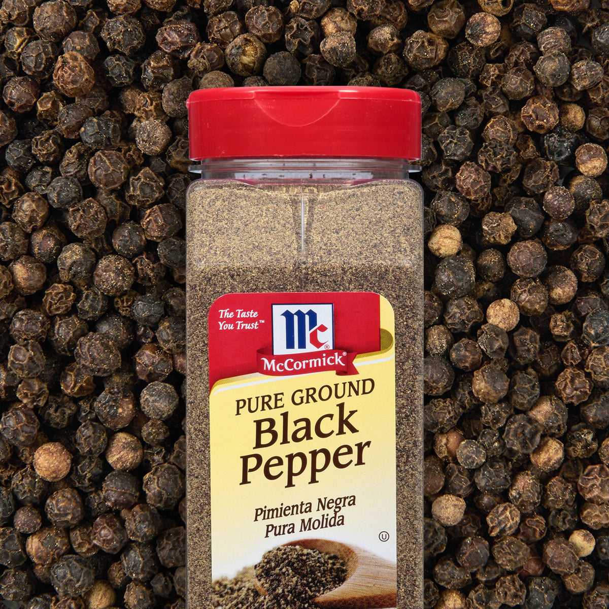 McCormick Black Pepper 16 oz bottle—convenient large size for pantry use