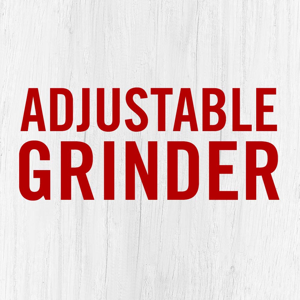 Coarse to fine grind options for customizable flavor with McCormick