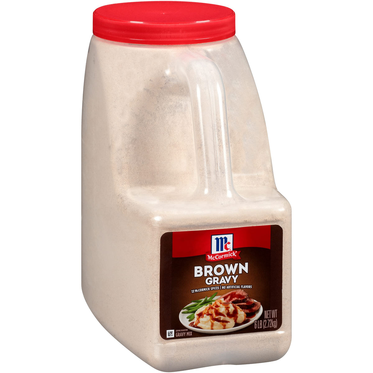 McCormick Brown Gravy Mix ingredients for a smooth gravy base ideal for roast beef