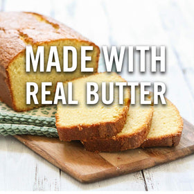 McCormick Butter Extract label-detail highlights natural flavors and non GMO promise.