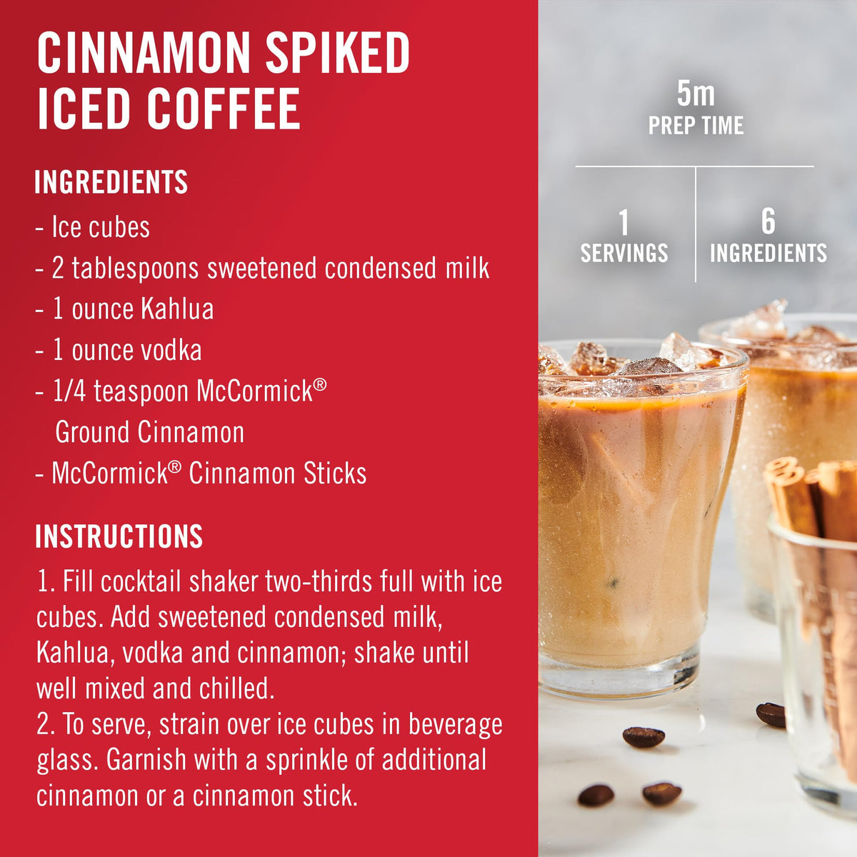 Fruit poaching with McCormick Cinnamon Sticks for subtle sweetness.