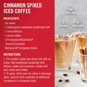 Fruit poaching with McCormick Cinnamon Sticks for subtle sweetness.