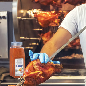 McCormick Culinary rotisserie seasoning ideal for oven-roasted chicken and clubs.