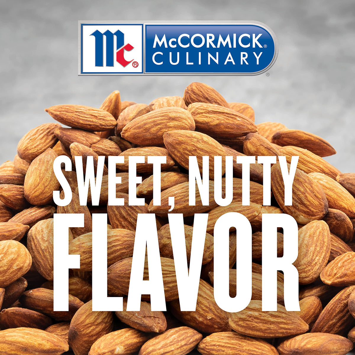 McCormick Culinary clear almond flavor preserves color in desserts and drinks