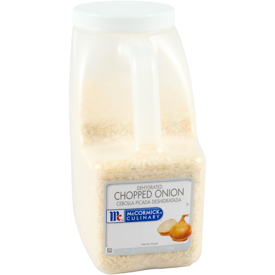 McCormick Culinary dehydrated onion container for busy kitchens and quick flavor