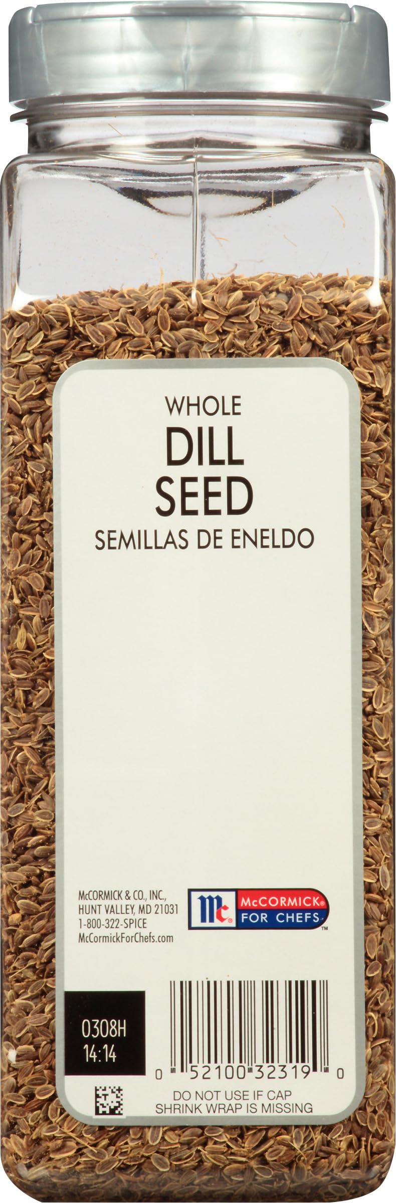 McCormick Culinary dill seeds with sauerkraut and European dishes.