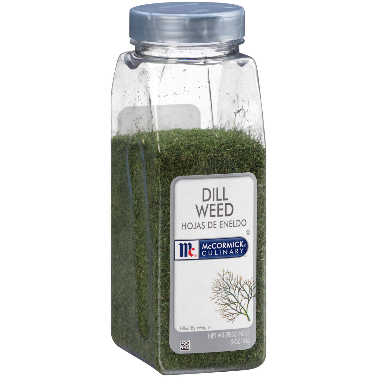 McCormick Culinary Dill Weed bottle for on-hand seasoning to elevate seafood