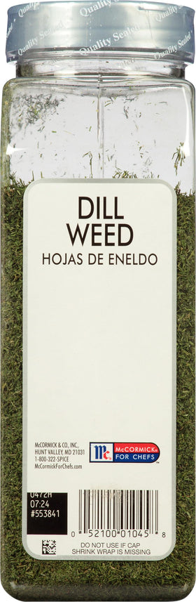 McCormick Culinary Dill Weed on bread with dill butter