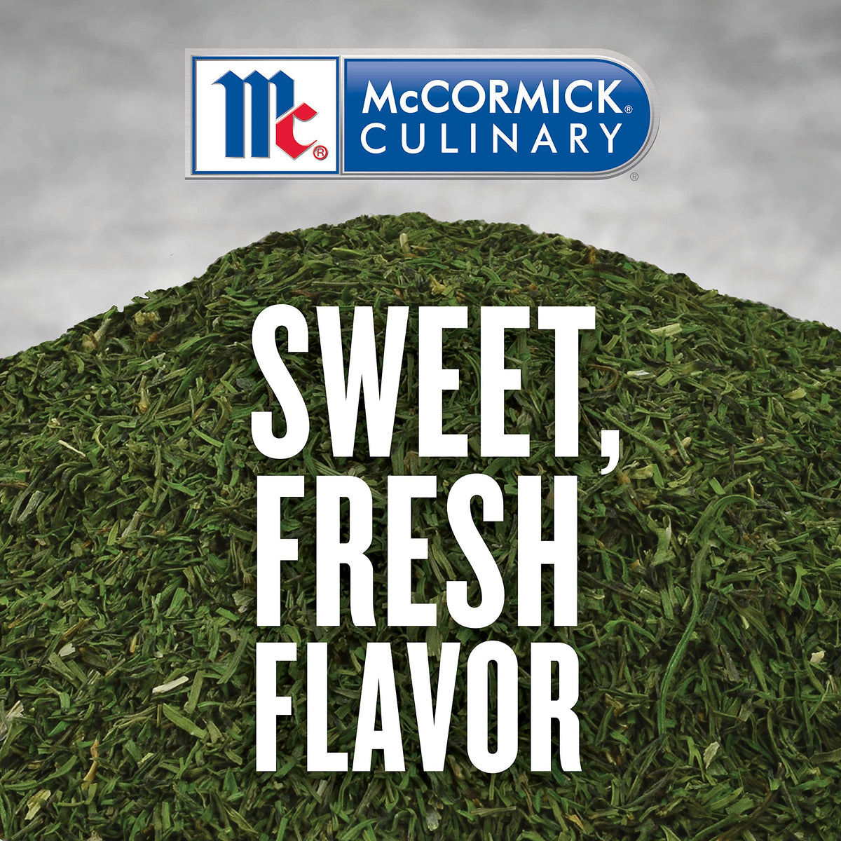 McCormick Culinary Dill Weed pour demonstrates easy dispensing for dips