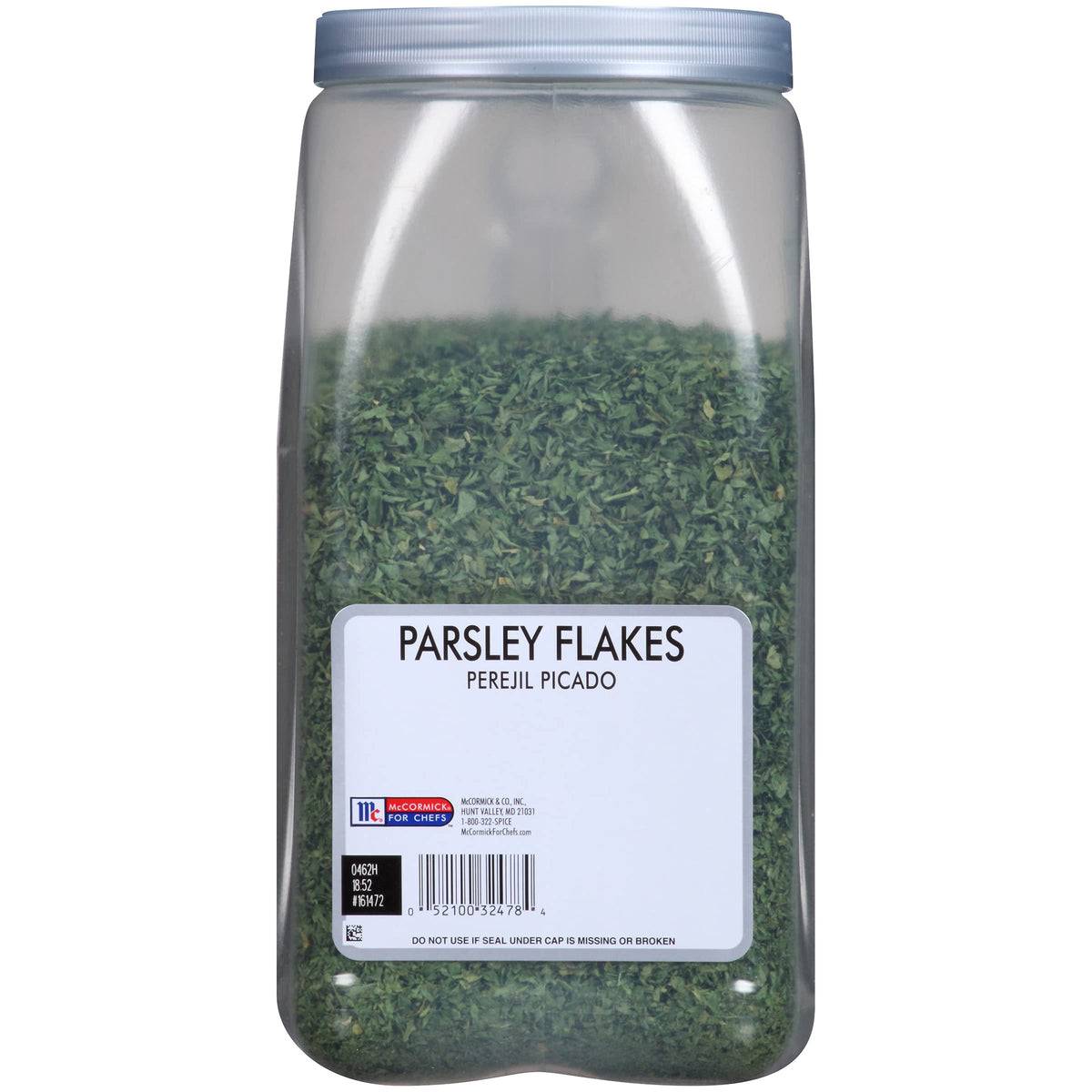 McCormick Culinary parsley flakes crushed for dressings adds mild flavor.