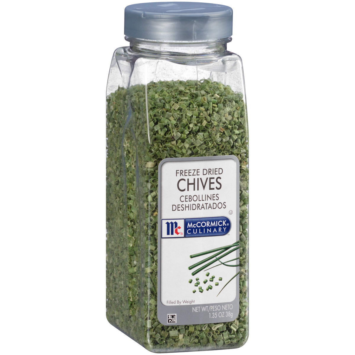 McCormick Culinary Freeze-Dried Chives bottle-top for easy, consistent garnish.