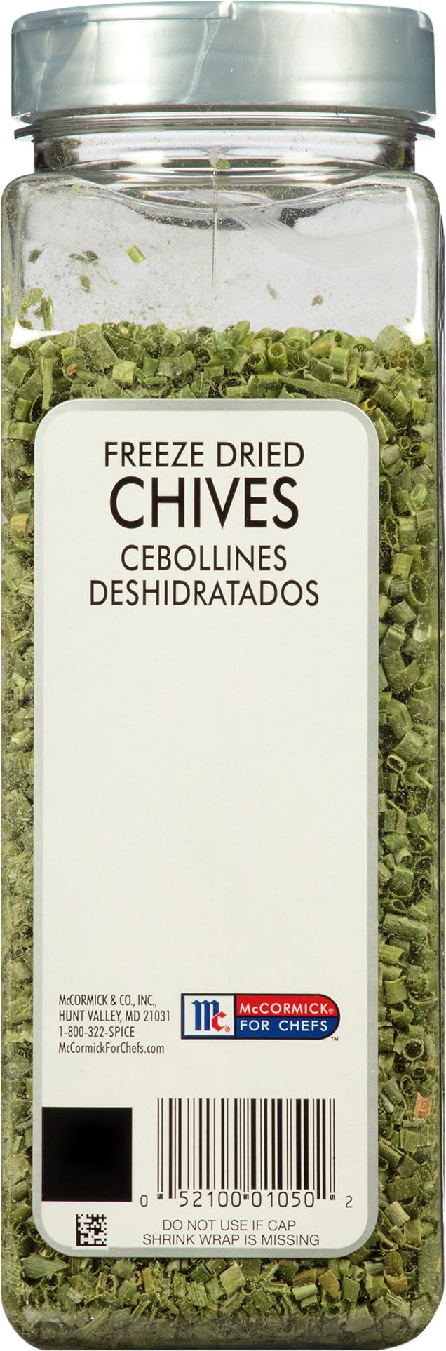 McCormick Culinary Freeze-Dried Chives topping roasted potatoes with color.