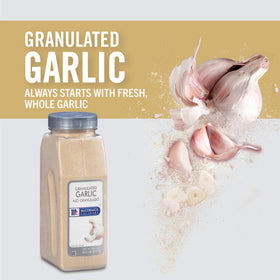 McCormick Culinary granulated garlic bread application elevates garlic knots and loaves.