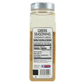 McCormick Culinary Greek Seasoning dispenser spoon showing easy shaker use.