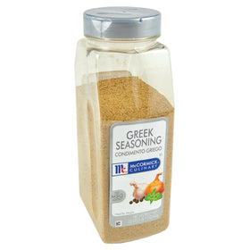 McCormick Culinary Greek Seasoning jar front for authentic Mediterranean flavor.
