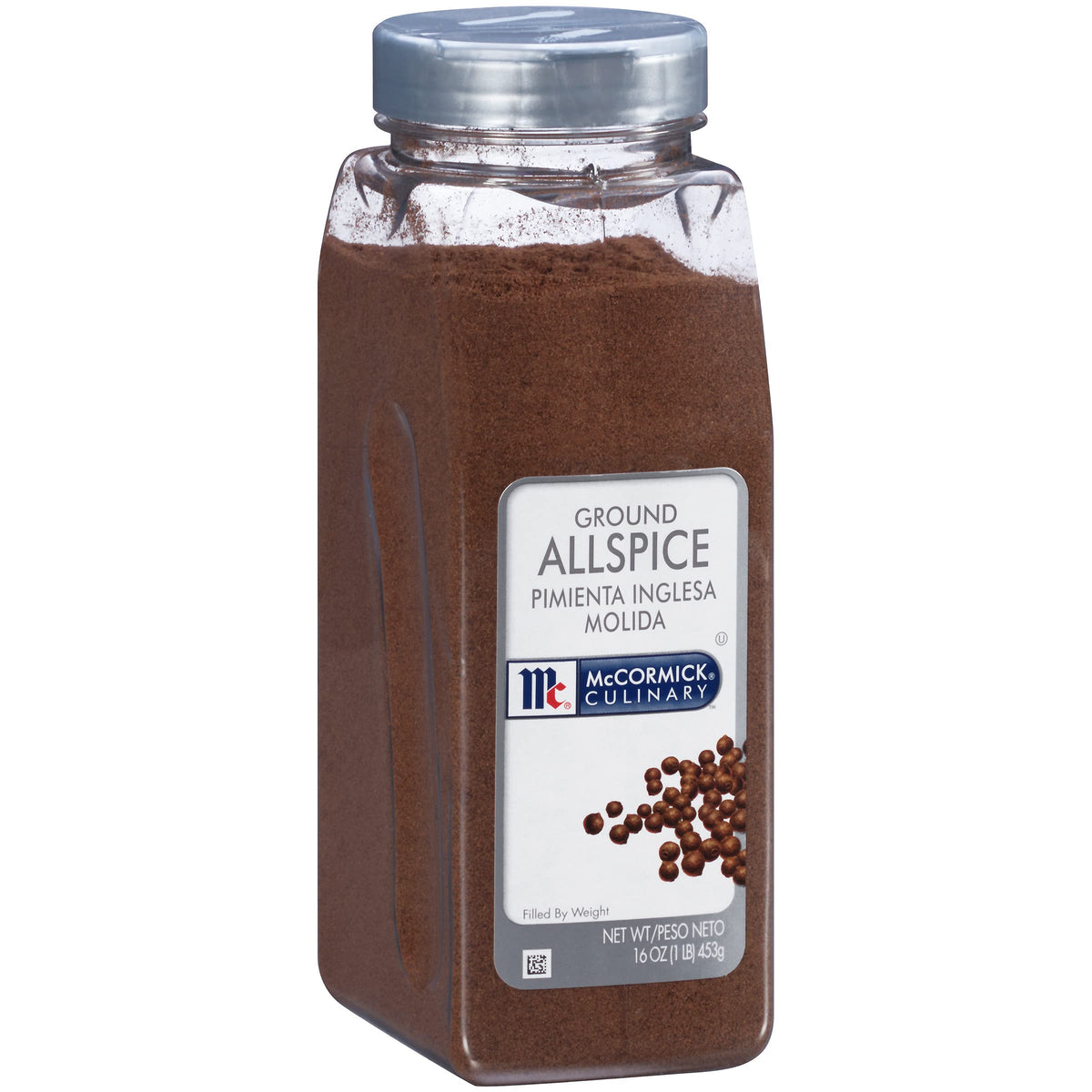 McCormick Culinary Ground Allspice jar front showing premium spice for versatile baking