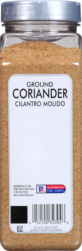 McCormick Culinary Ground Coriander blends easily into marinades for grilled meats.