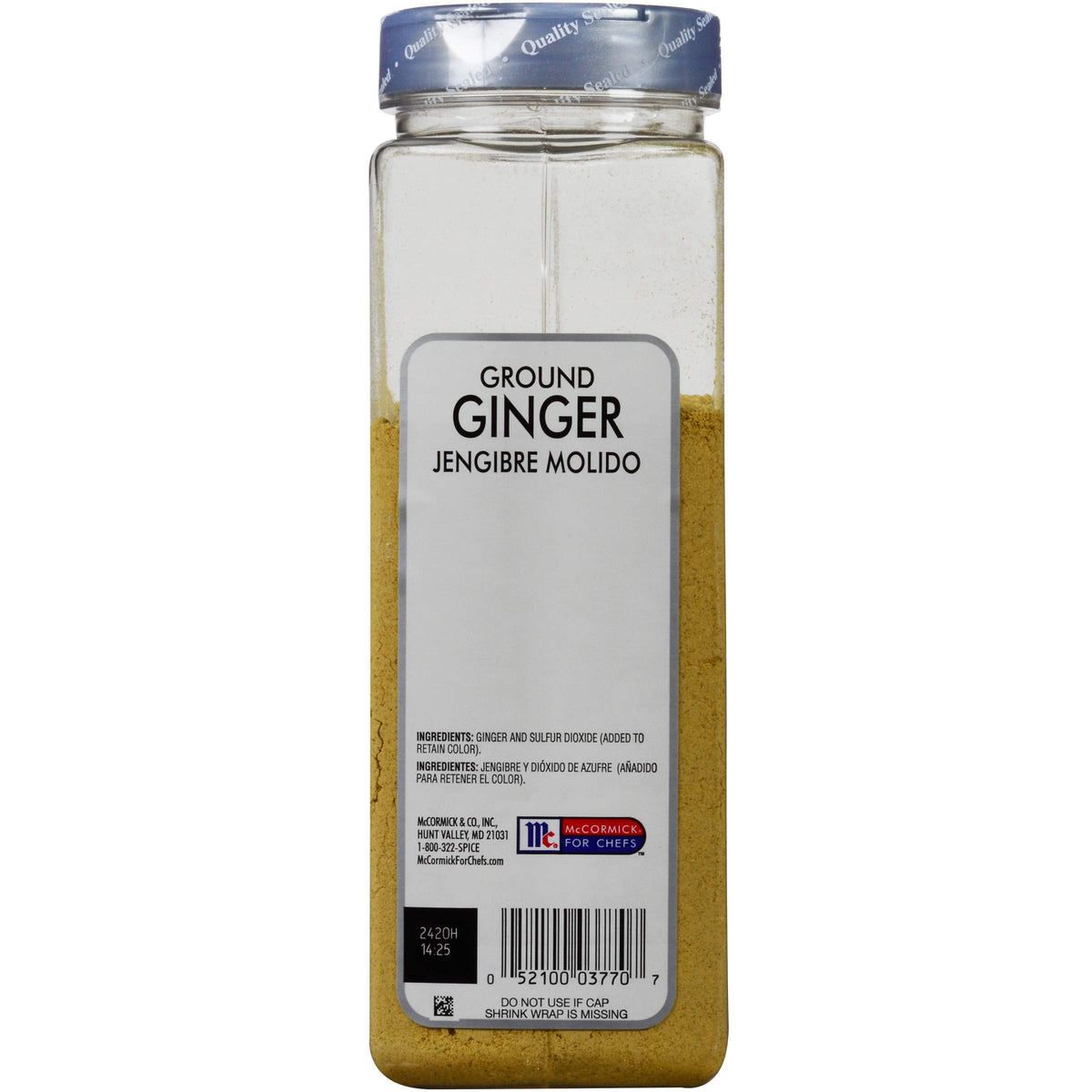 Ingredients mix featuring McCormick Culinary Ground Ginger in a recipe setup