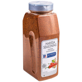 McCormick Culinary Harissa seasoning bottle front for bold North African flavor in cooking