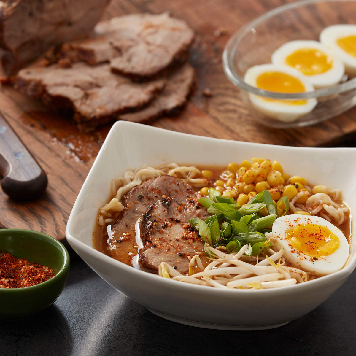 McCormick Culinary Japanese Seven Spice kitchen scene showing versatile uses.