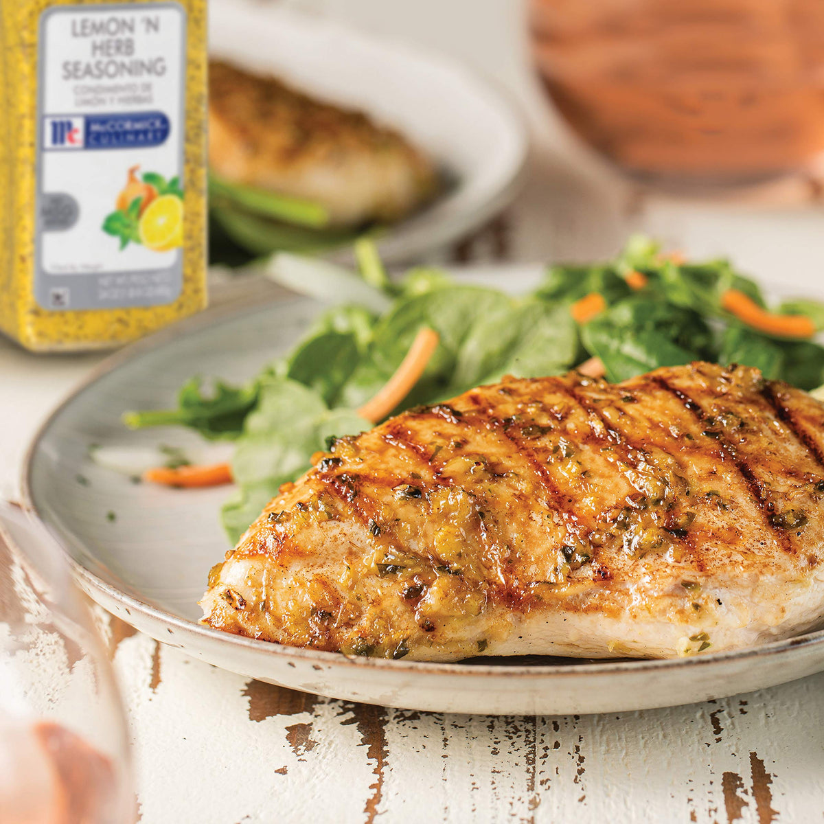 McCormick Culinary Lemon N Herb with roasted vegetables for enhanced aroma