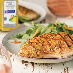 McCormick Culinary Lemon N Herb with roasted vegetables for enhanced aroma
