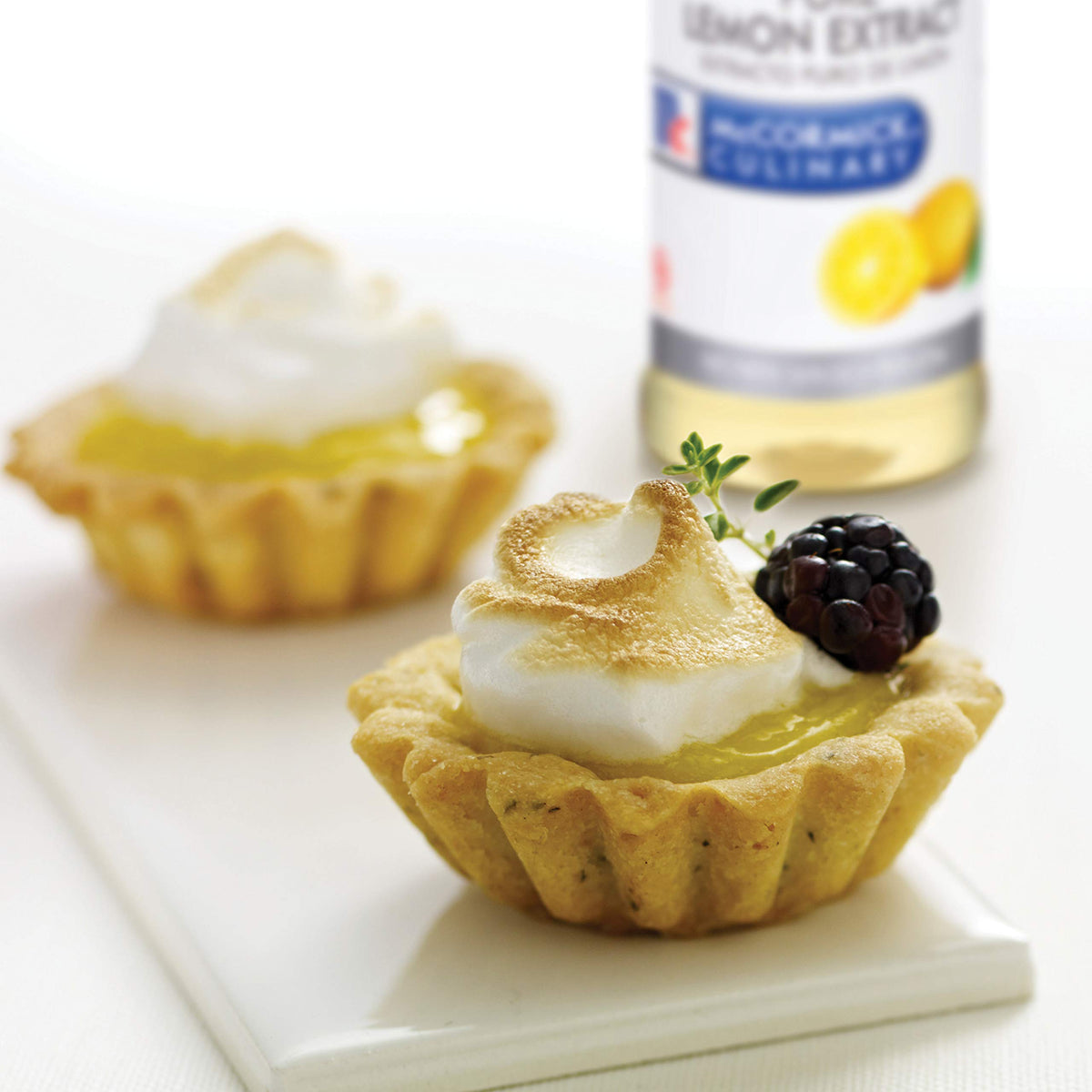 McCormick Culinary Lemon Yogurt Topping adds refreshing citrus notes.