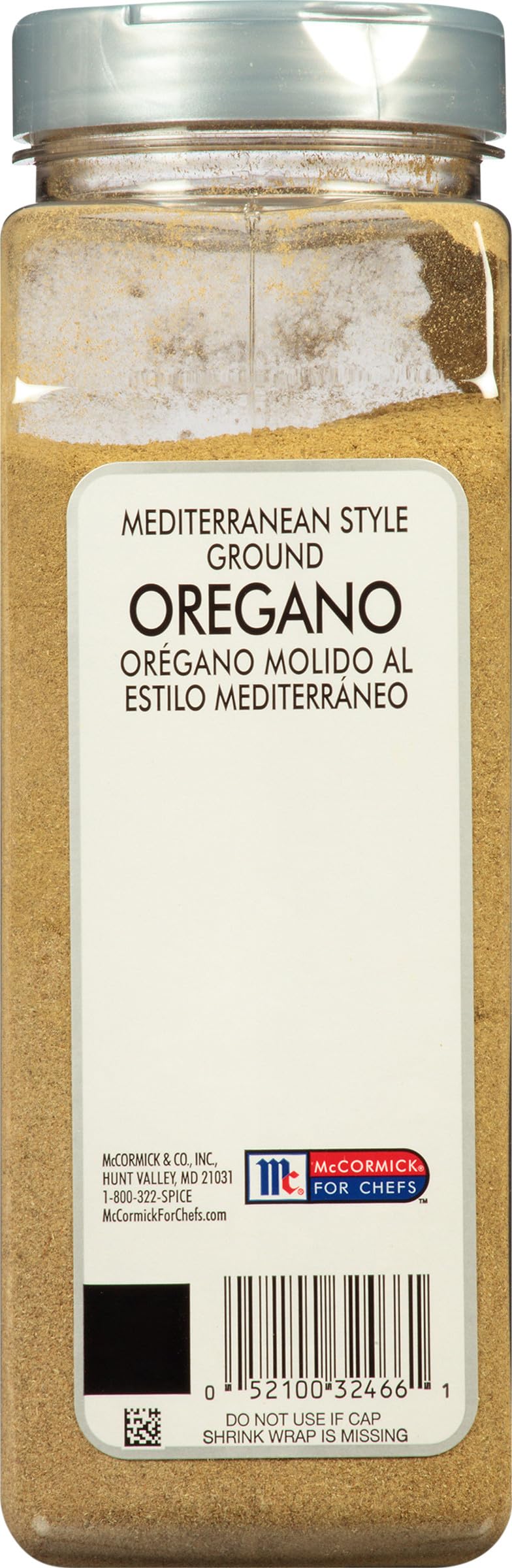 Chef portrait features McCormick Culinary oregano as a trusted kitchen staple.