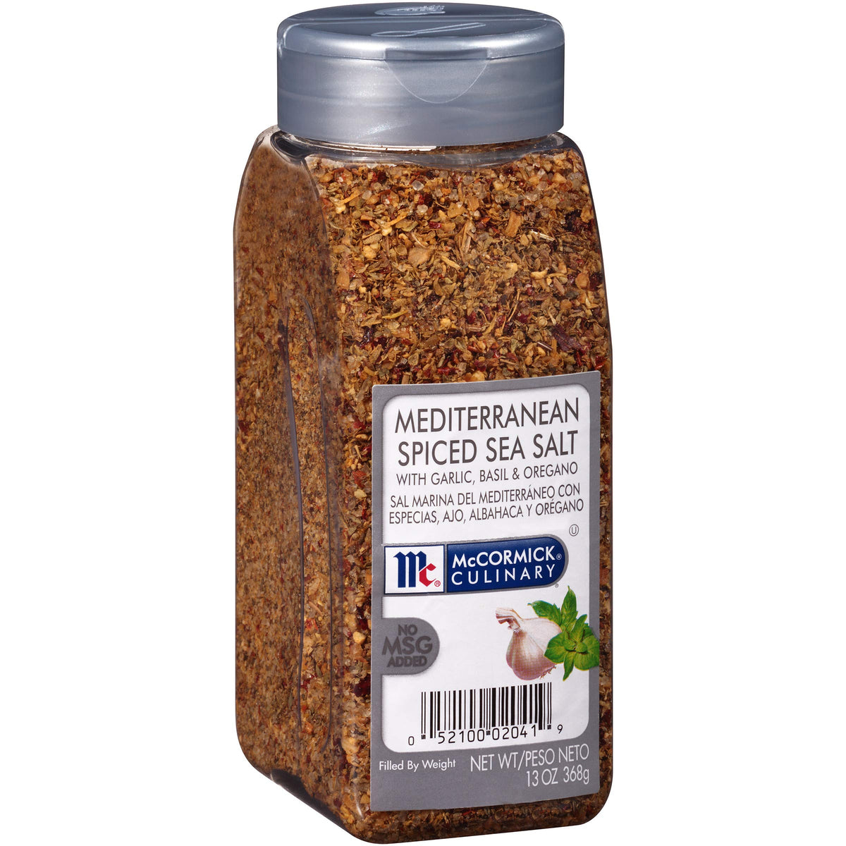 McCormick Culinary Mediterranean Spiced Sea Salt bottle ready for immediate use