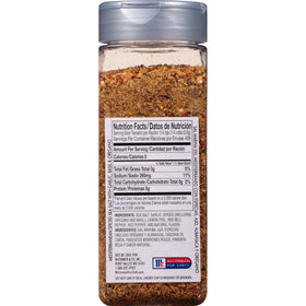 McCormick Culinary shaker lid enables precise sprinkling for consistent seasoning