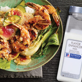 Kosher-certified MSG by McCormick Culinary supports diverse recipe needs.