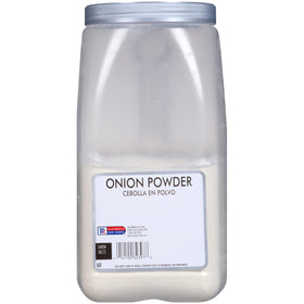 Close-up of McCormick Culinary Onion Powder texture for even blends.