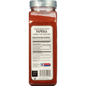 McCormick Culinary Paprika fine powder texture ideal for marinades and rubs.